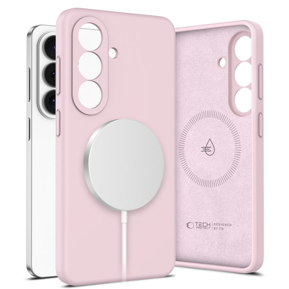 Tech - Protect Samsung Galaxy S26 - Θήκη Σιλικόνης - Silicone MagSafe - Pink Pearl
