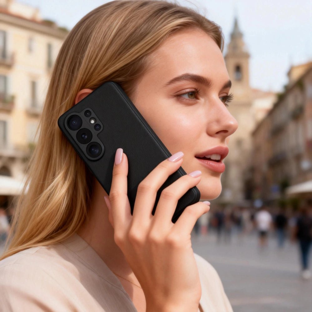 Tech - Protect Samsung Galaxy S26 Ultra - Θήκη Βιβλίο με Θέση για 1 Κάρτα - Smart Wallet - Matte Black
