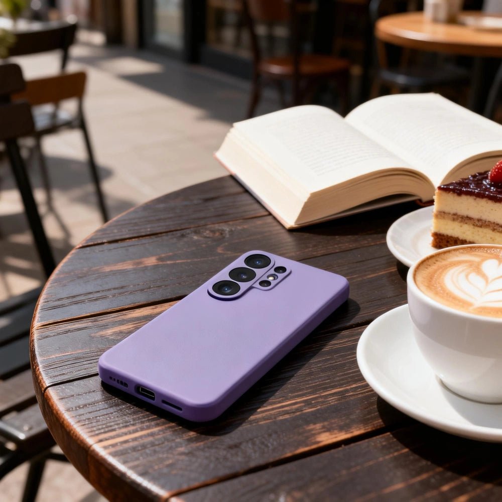 Tech - Protect Samsung Galaxy S26 Ultra - Θήκη Βιβλίο με Θέση για 1 Κάρτα - Smart Wallet - Purple