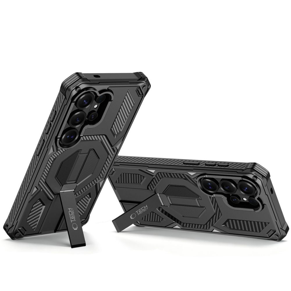 Tech-Protect Samsung Galaxy S26 Ultra - MagSafe Θήκη με Stand και 2 Αντιχαρακτικά Γυαλιά Οθόνης - MagBlast MagSafe - Black