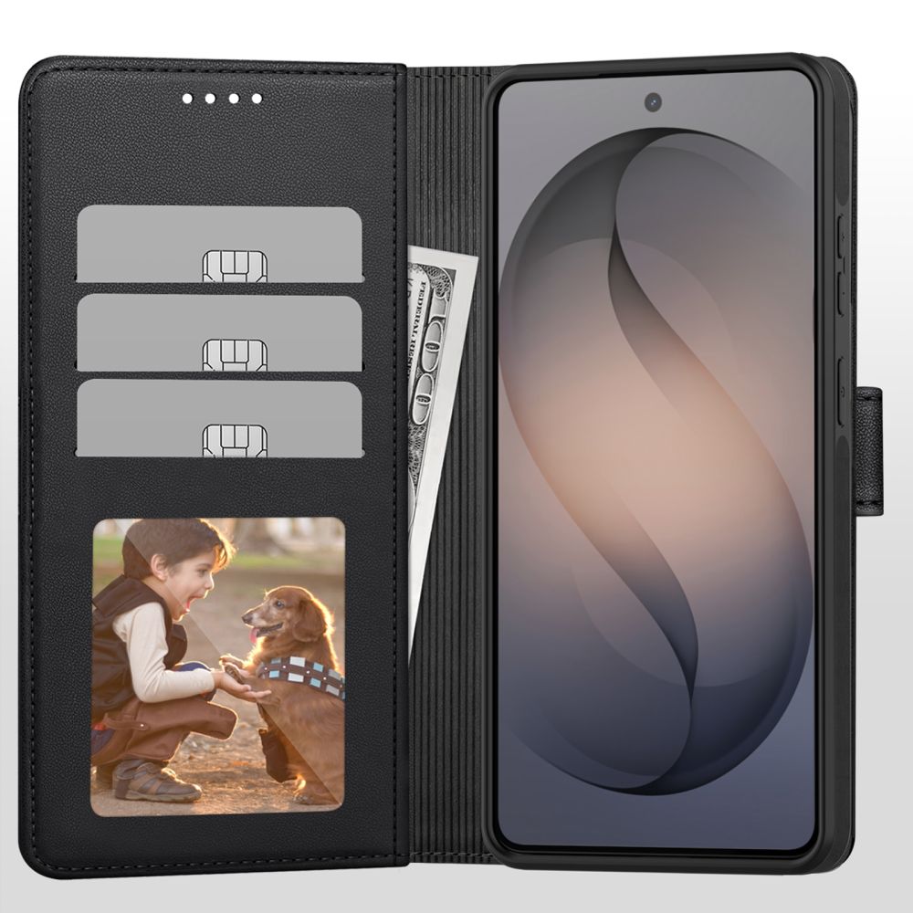 Tech - Protect Samsung Galaxy S26 Ultra Θήκη Πορτοφόλι Stand από Δερματίνη με Αποσπώμενη θήκη MagSafe - Matte Black