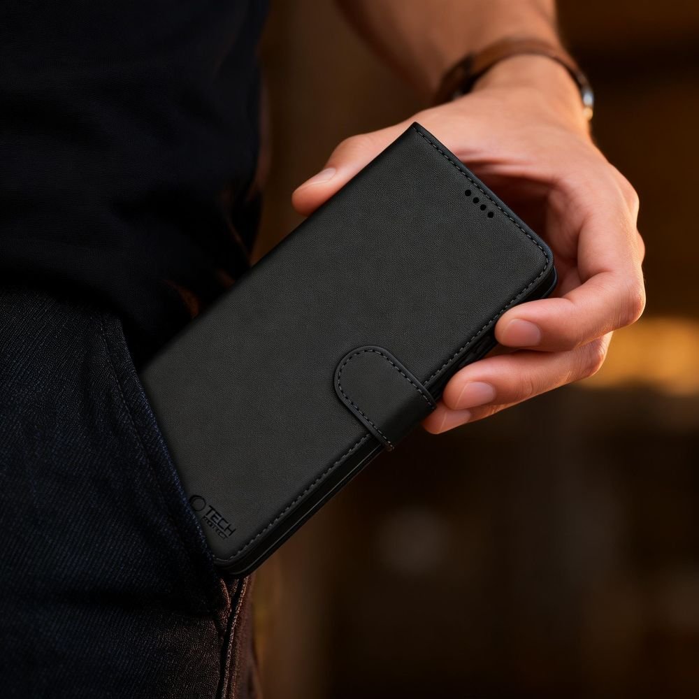 Tech - Protect Samsung Galaxy S26 Ultra Θήκη Πορτοφόλι Stand από Δερματίνη με Αποσπώμενη θήκη MagSafe - Matte Black