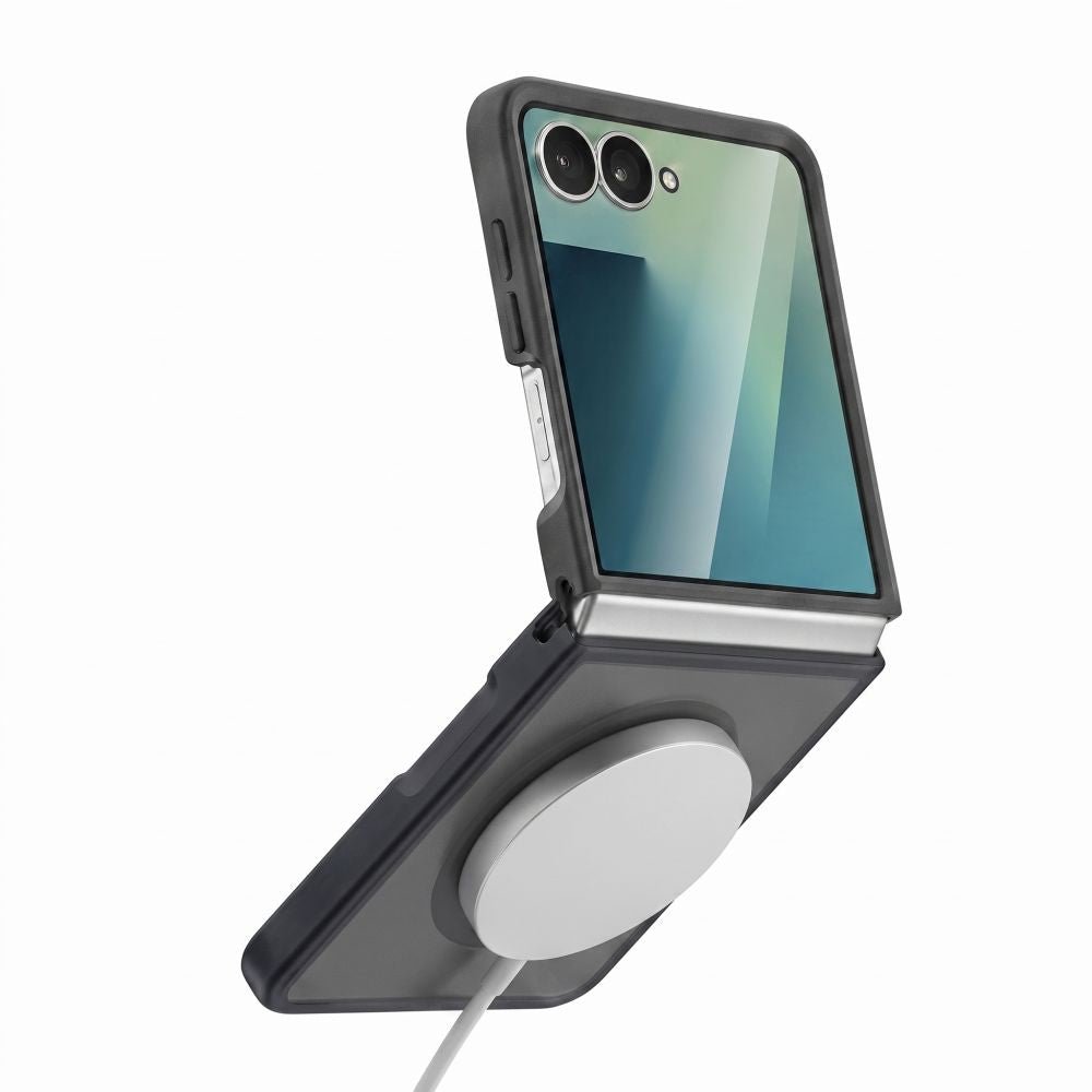 Tech-Protect Samsung Galaxy Z Flip8 - Σκληρή Θήκη με Πλαίσιο Σιλικόνης - MagMat MagSafe - Matte Black