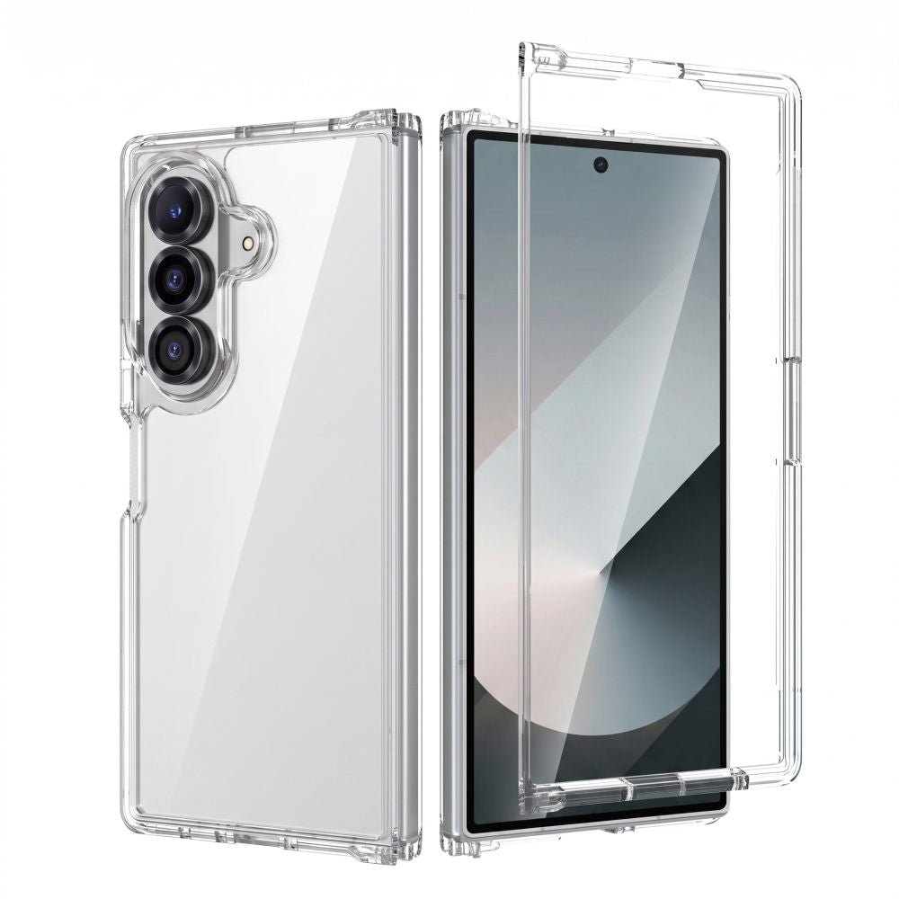 Tech-Protect Samsung Galaxy Z Fold8 Ultra - Σκληρή Θήκη με Πλαίσιο Σιλικόνης - Flexair Hybrid - Clear