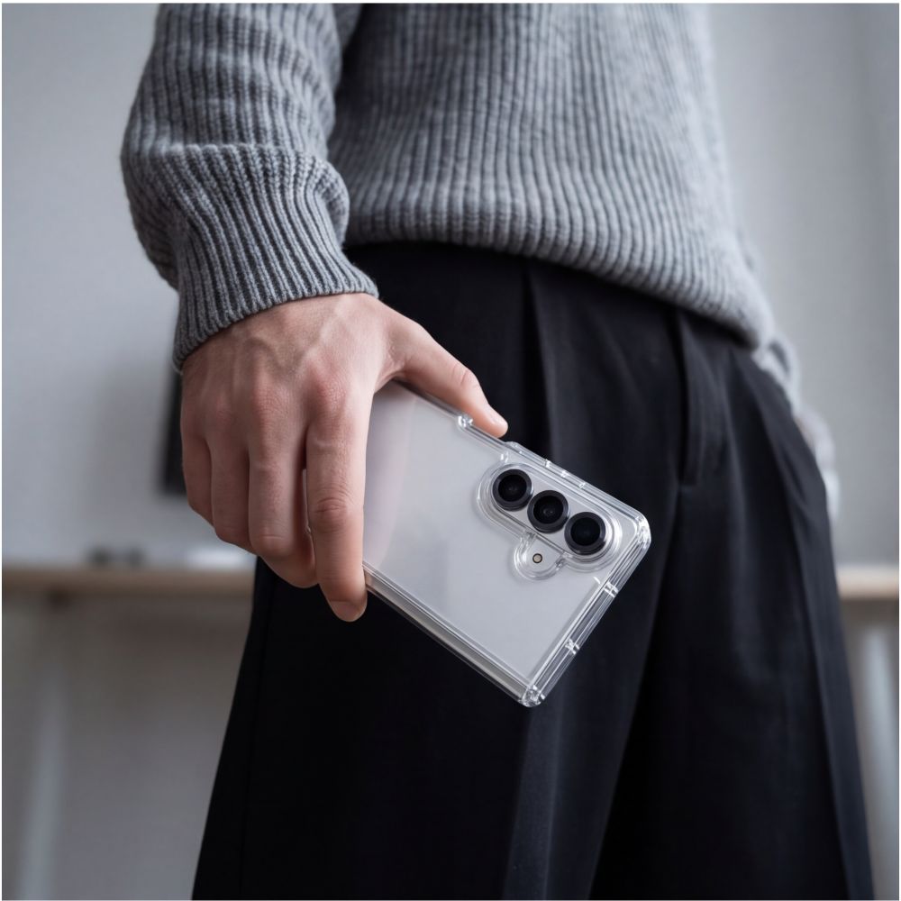 Tech-Protect Samsung Galaxy Z Fold8 Ultra - Σκληρή Θήκη με Πλαίσιο Σιλικόνης - Flexair Hybrid - Clear