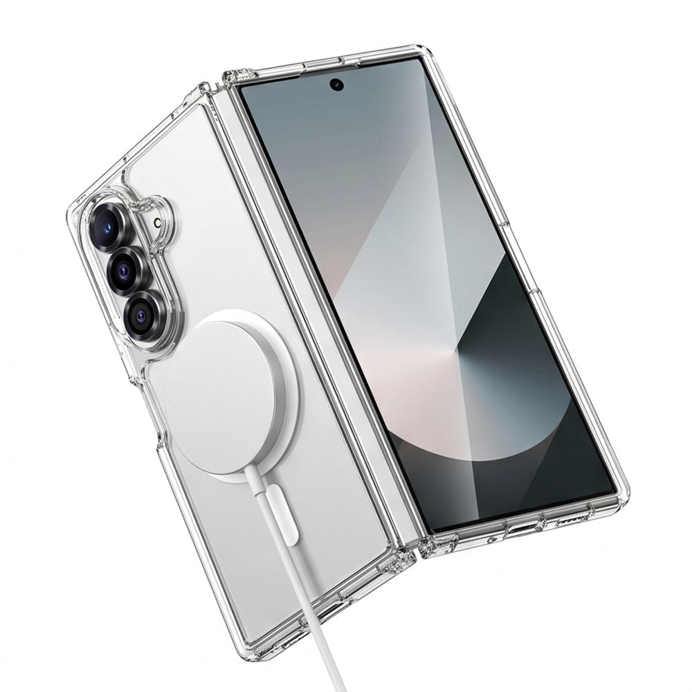 Tech-Protect Samsung Galaxy Z Fold8 Ultra - Σκληρή Θήκη με Πλαίσιο Σιλικόνης - Flexair Hybrid MagSafe- Clear
