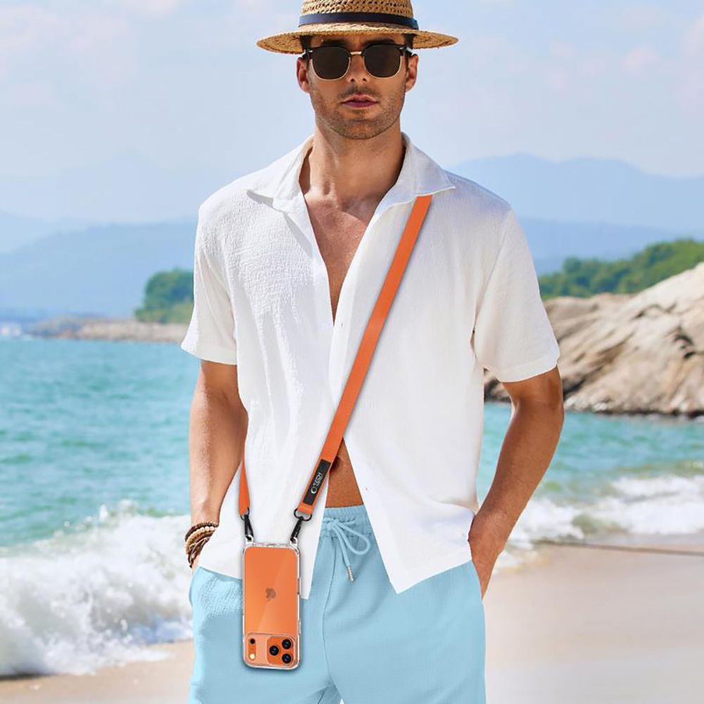 Tech - Protect Universal Λουράκι για Θήκη Κινητού - C6S Rope CrossBody Strap - Cosmic Orange
