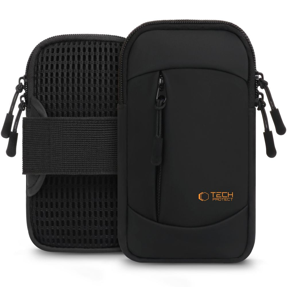 Tech - Protect Universal Sport Armband - M6 - 18.5 x 9.5 x 2.5 cm - Black / Orange