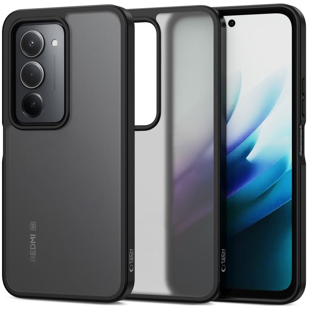 Tech - Protect Xiaomi Redmi 15 4G / 5G - Σκληρή Θήκη με Πλαίσιο Σιλικόνης - MagMat - Matte Black