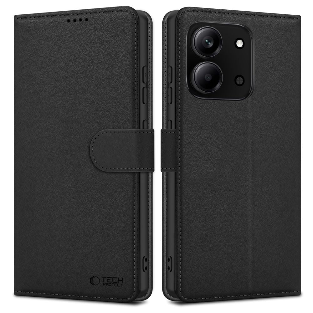 Tech - Protect Xiaomi Redmi 15C 4G / Poco C85 4G - Θήκη Πορτοφόλι Stand από Δερματίνη - Wallet - Black