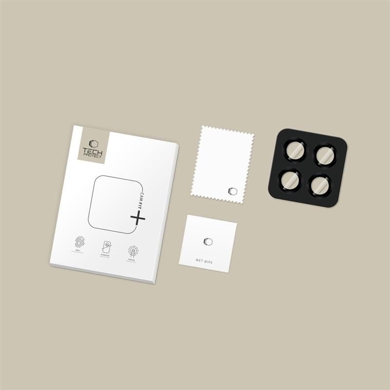 Tech - Protect Xiaomi Redmi Note 15 Pro 5G / 15 Pro Plus 5G / Poco M8 Pro 5G - Αντιχαρακτικό Γυαλί για την Κάμερα - Camring Fit+ - Black