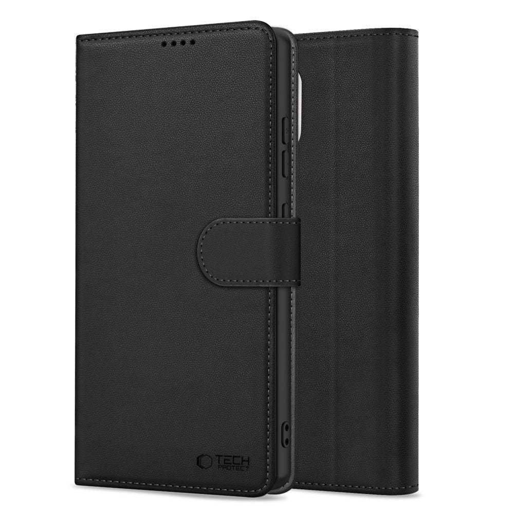 Tech - Protect Xiaomi Redmi Note 15 Pro Plus 5G / Poco M8 Pro 5G - Θήκη Πορτοφόλι Stand από Δερματίνη - Wallet - Matte Black