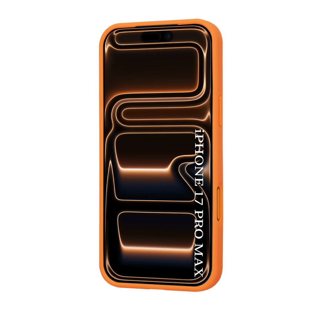 Techsuit iPhone 17 Pro Max - Σκληρή Θήκη με Πλαίσιο Σιλικόνης - MagSafe Pro - Clear / Orange