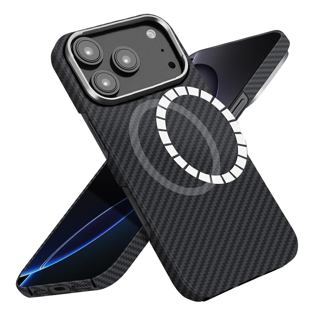 Techsuit iPhone 17 Pro Σκληρή Θήκη - Aramid Fiber MagSafe - Black