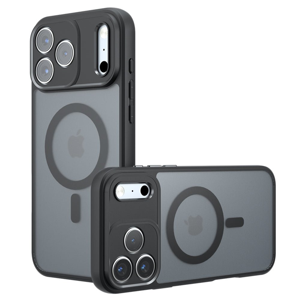 Techsuit iPhone 17 Pro - Σκληρή Θήκη με Πλαίσιο Σιλικόνης και MagSafe - PureFrost MagSafe - Frosted Black