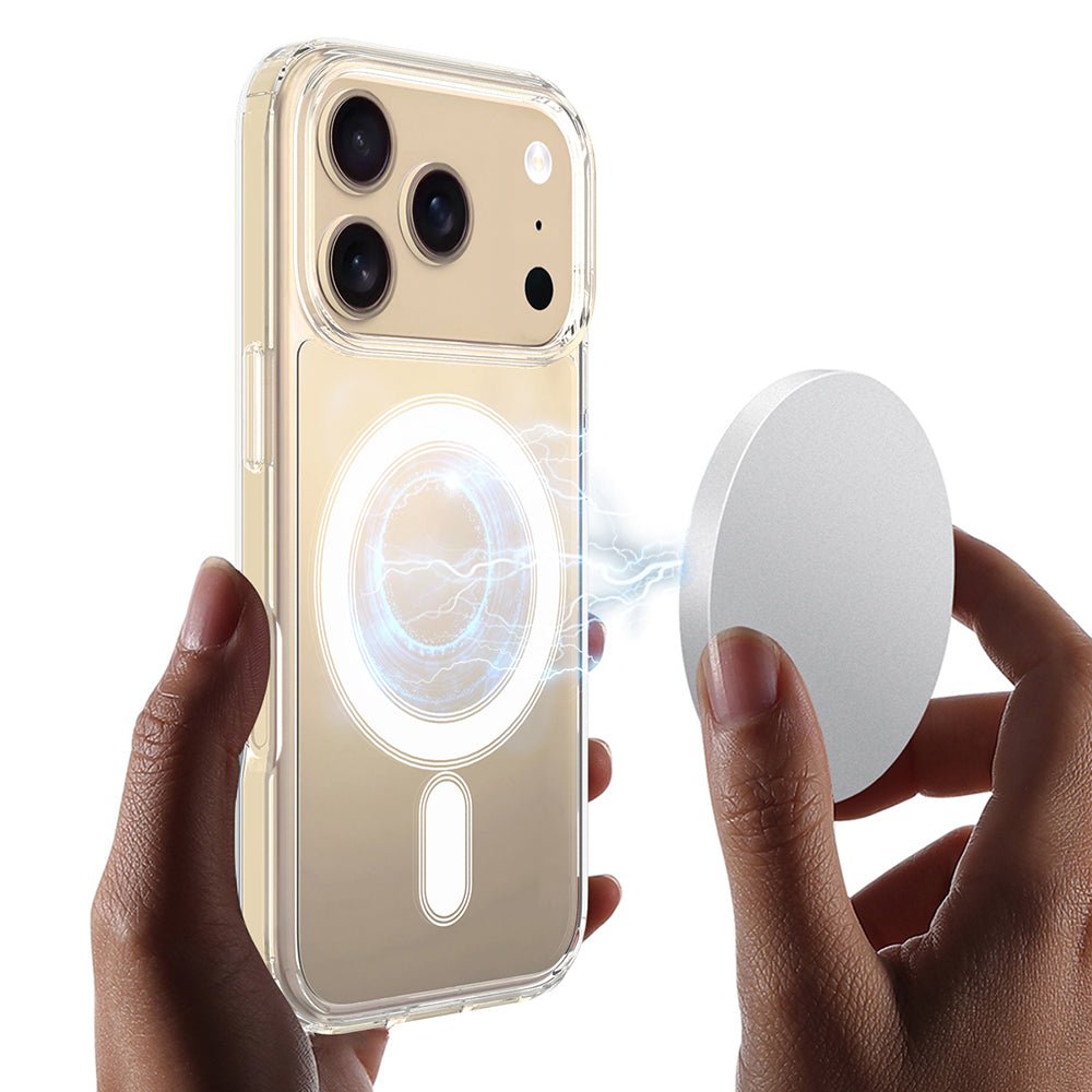 Techsuit iPhone 17 Pro - Σκληρή Θήκη με Πλαίσιο Σιλικόνης - MagSafe Pro - Clear