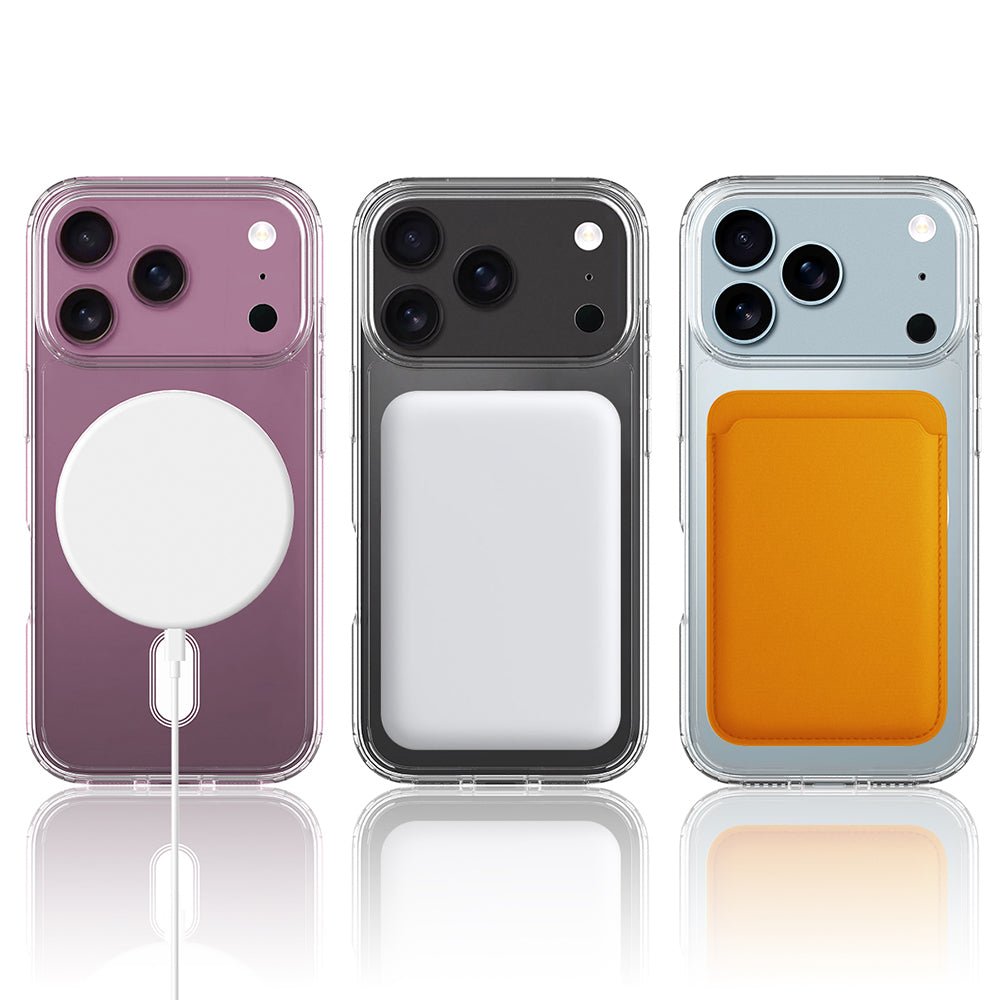 Techsuit iPhone 17 Pro - Σκληρή Θήκη με Πλαίσιο Σιλικόνης - MagSafe Pro - Clear