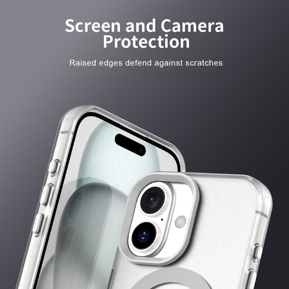 Techsuit iPhone 17 - Σκληρή Θήκη με Πλαίσιο Σιλικόνης και MagSafe - CandyCase MagSafe - White