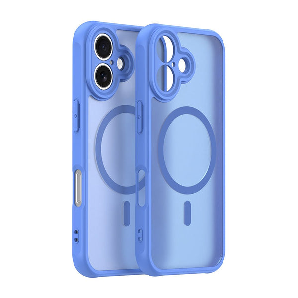 Techsuit iPhone 17 - Σκληρή Θήκη με Πλαίσιο Σιλικόνης και MagSafe - HaloFrost II MagSafe - Sky Blue