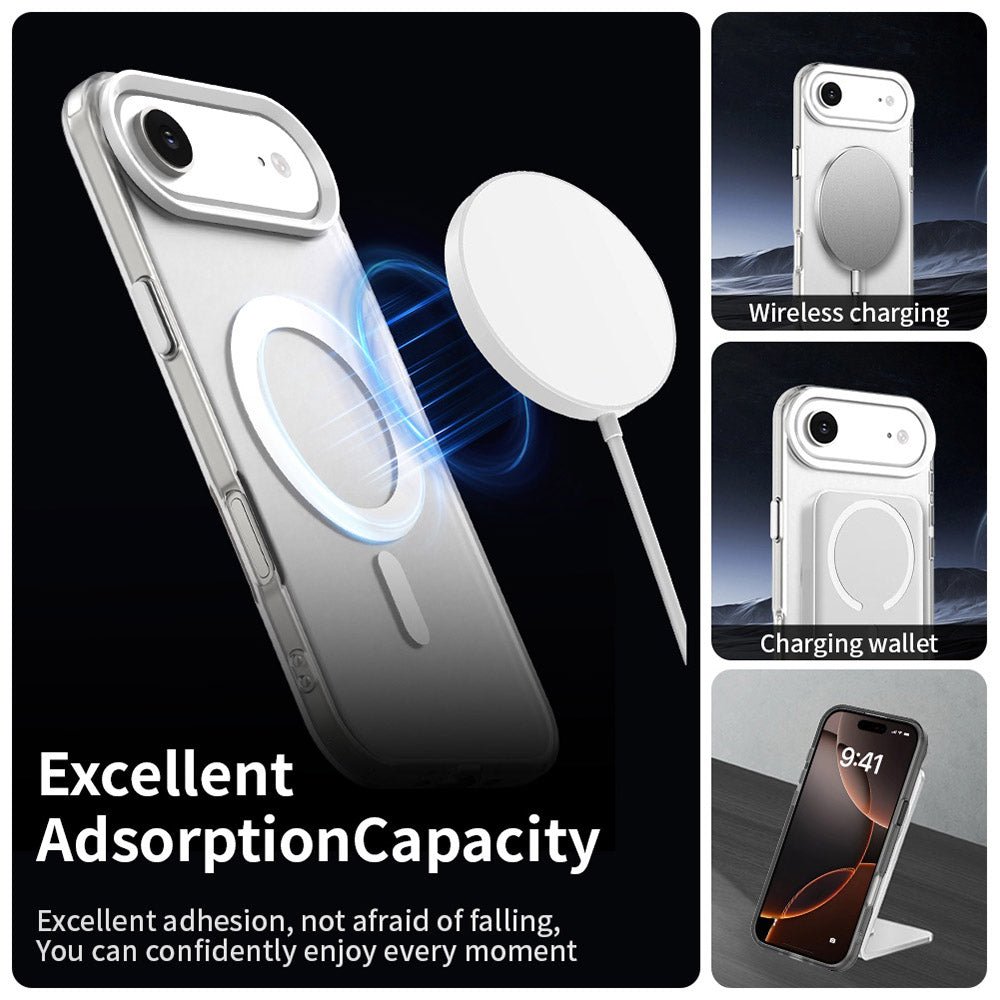 Techsuit iPhone Air - Σκληρή Θήκη με Πλαίσιο Σιλικόνης και MagSafe - CandyCase MagSafe - White