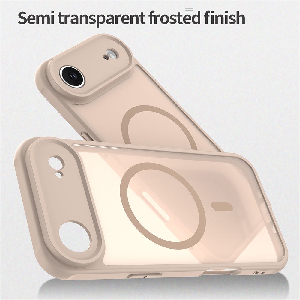 Techsuit iPhone Air - Σκληρή Θήκη με Πλαίσιο Σιλικόνης και MagSafe - HaloFrost II MagSafe - Gold