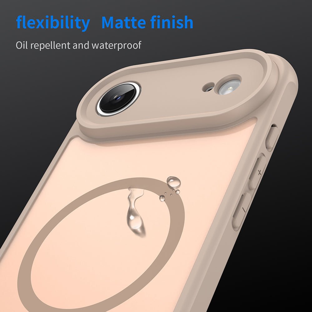 Techsuit iPhone Air - Σκληρή Θήκη με Πλαίσιο Σιλικόνης και MagSafe - HaloFrost II MagSafe - Gold
