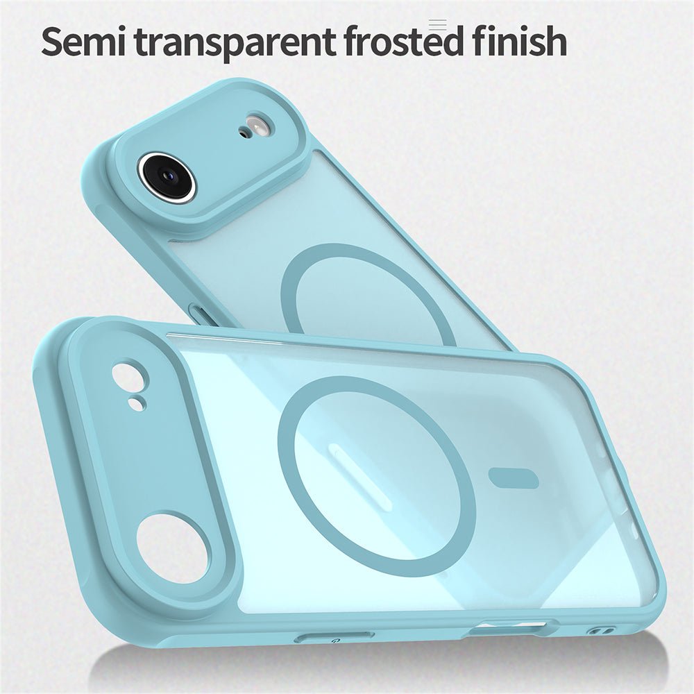 Techsuit iPhone Air - Σκληρή Θήκη με Πλαίσιο Σιλικόνης και MagSafe - HaloFrost II MagSafe - Mint Green
