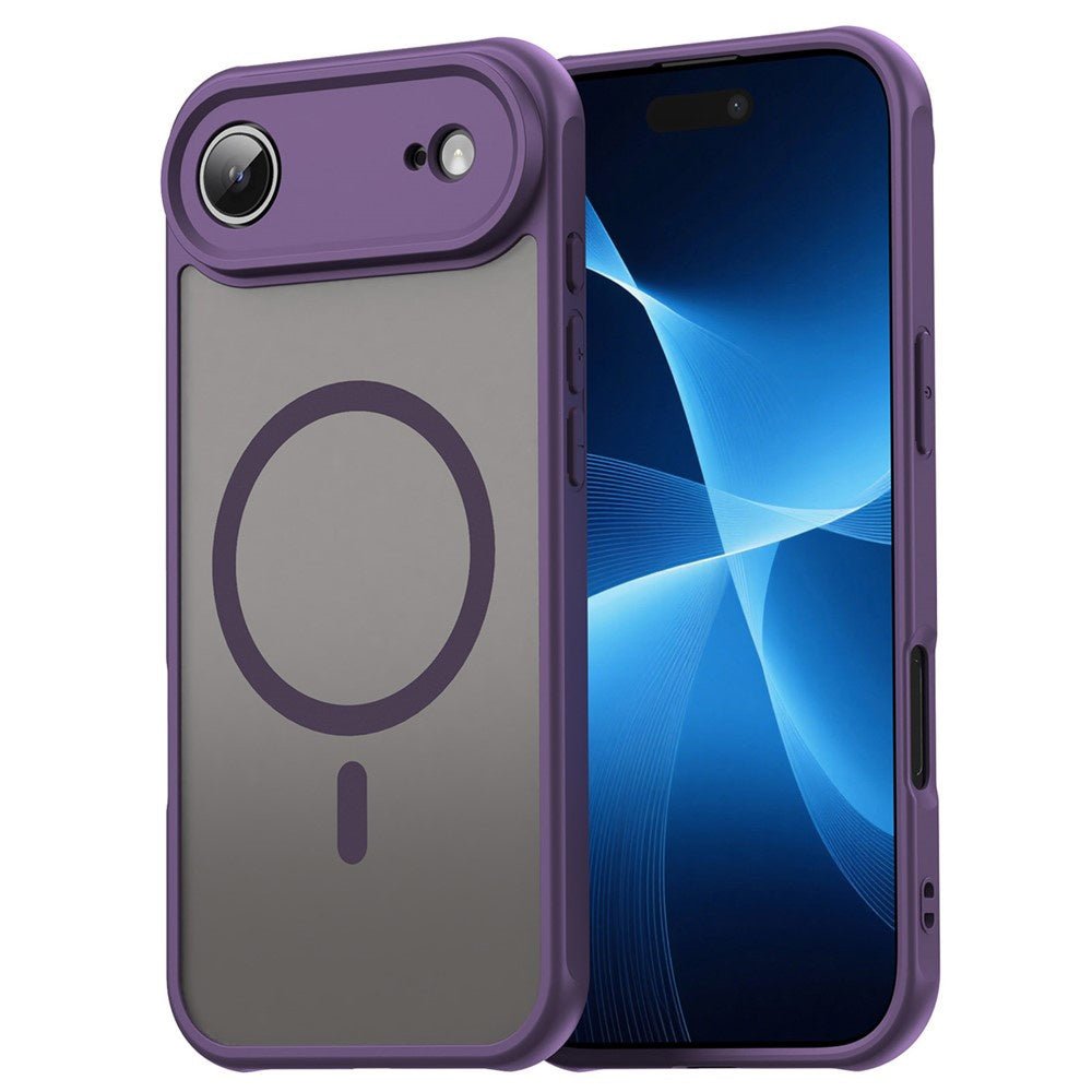 Techsuit iPhone Air - Σκληρή Θήκη με Πλαίσιο Σιλικόνης και MagSafe - HaloFrost II MagSafe - Purple