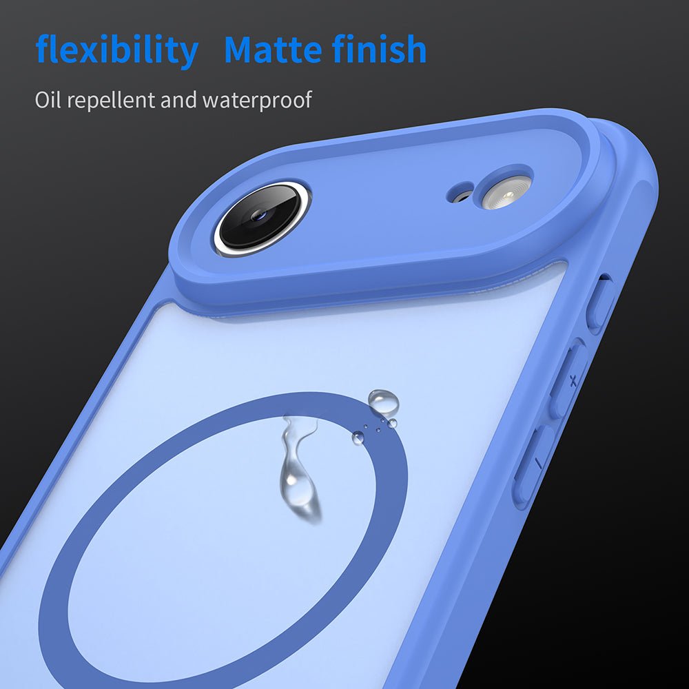 Techsuit iPhone Air - Σκληρή Θήκη με Πλαίσιο Σιλικόνης και MagSafe - HaloFrost II MagSafe - Sky Blue