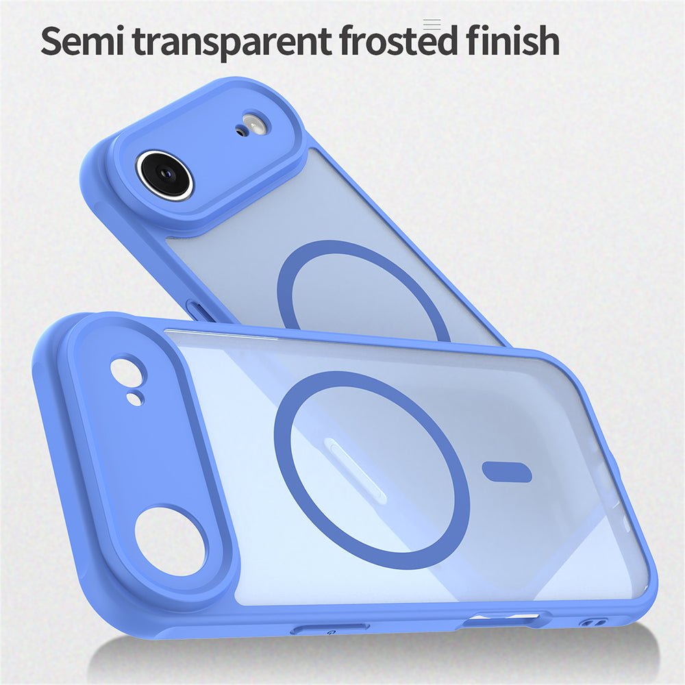 Techsuit iPhone Air - Σκληρή Θήκη με Πλαίσιο Σιλικόνης και MagSafe - HaloFrost II MagSafe - Sky Blue