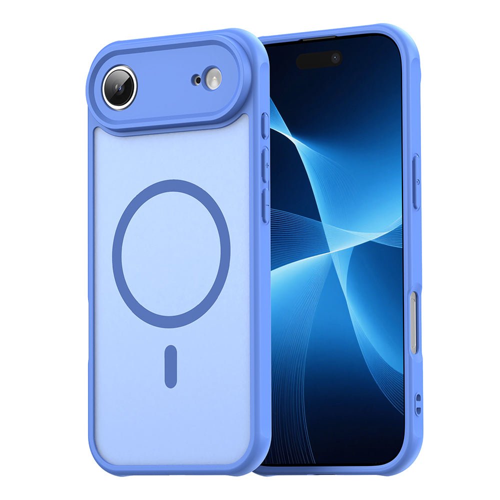 Techsuit iPhone Air - Σκληρή Θήκη με Πλαίσιο Σιλικόνης και MagSafe - HaloFrost II MagSafe - Sky Blue