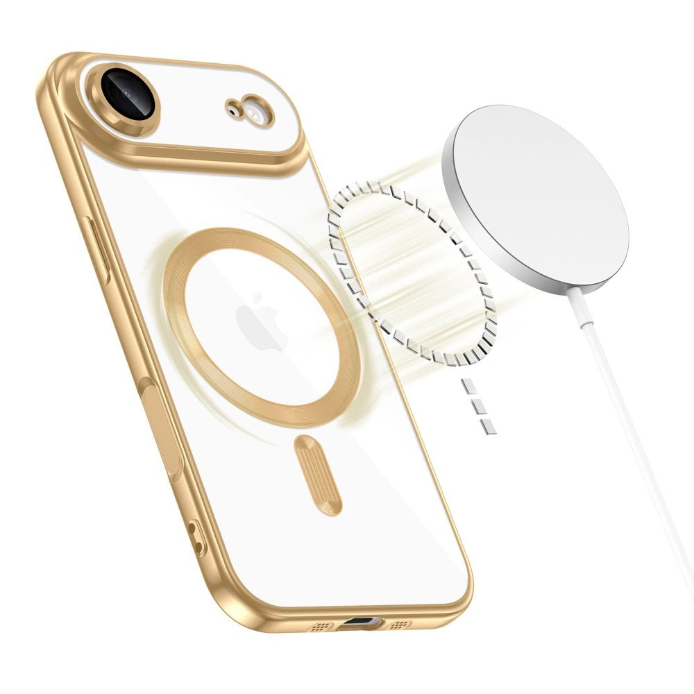 Techsuit iPhone Air - Θήκη Σιλικόνης - Luxury Crystal MagSafe - Light Purple