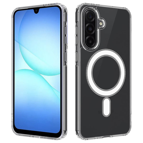 Techsuit Samsung Galaxy A17 4G / 5G - Σκληρή Θήκη με Πλαίσιο Σιλικόνης - MagSafe Pro - Clear