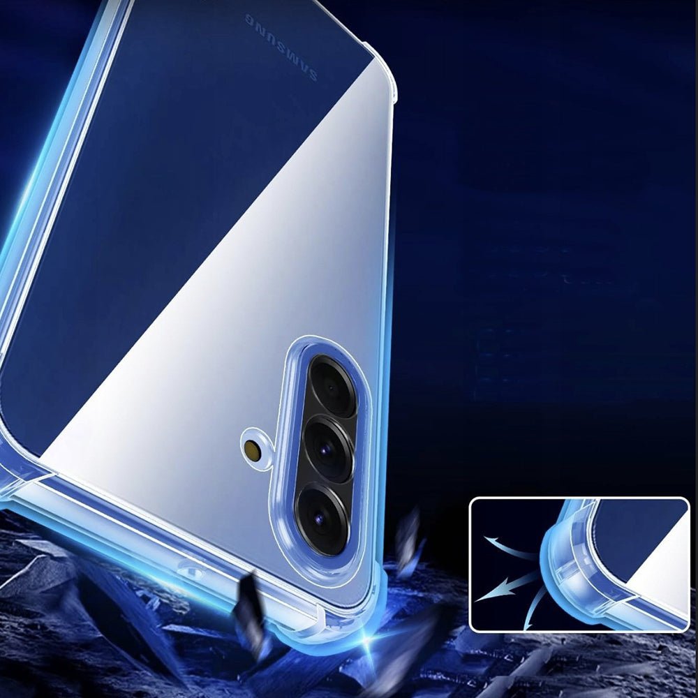 Techsuit Samsung Galaxy A17 4G / 5G - Θήκη Σιλικόνης με Ενισχυμένες Γωνίες και MagSafe - Shockproof Clear Silicone MagSafe - Clear