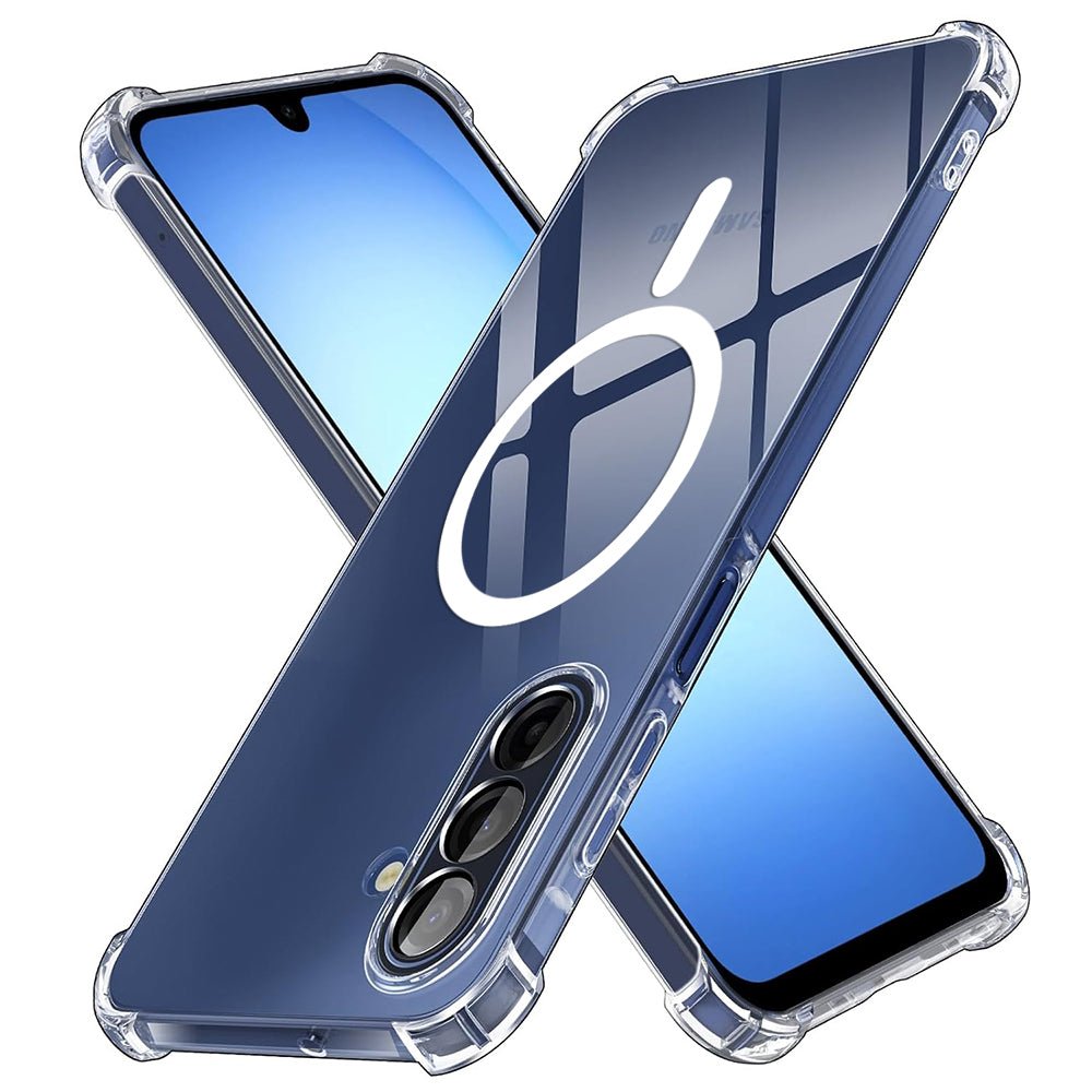 Techsuit Samsung Galaxy A17 4G / 5G - Θήκη Σιλικόνης με Ενισχυμένες Γωνίες και MagSafe - Shockproof Clear Silicone MagSafe - Clear