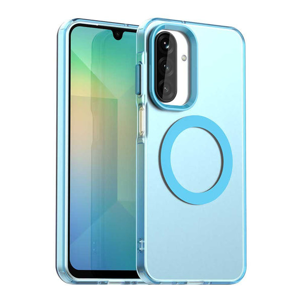 Techsuit Samsung Galaxy A26 5G - Σκληρή Θήκη με Πλαίσιο Σιλικόνης και MagSafe - CandyCase MagSafe - Blue
