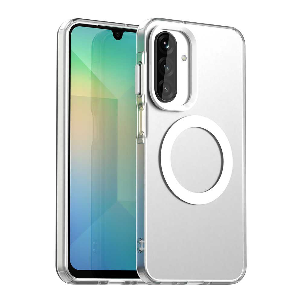 Techsuit Samsung Galaxy A26 5G - Σκληρή Θήκη με Πλαίσιο Σιλικόνης και MagSafe - CandyCase MagSafe - White