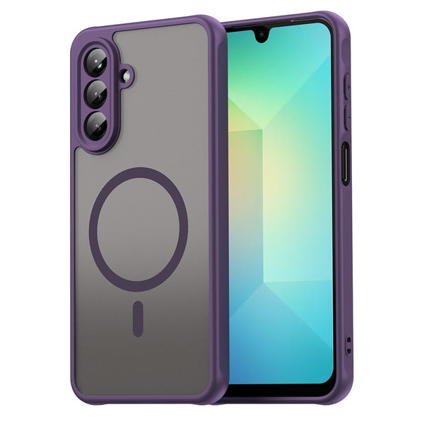 Techsuit Samsung Galaxy A26 5G - Σκληρή Θήκη με Πλαίσιο Σιλικόνης και MagSafe - HaloFrost II MagSafe - Purple