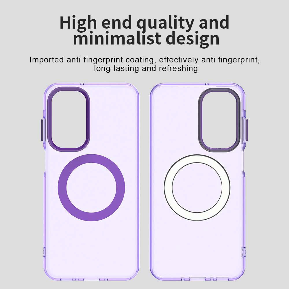 Techsuit Samsung Galaxy A27 5G - Σκληρή Θήκη με Πλαίσιο Σιλικόνης και MagSafe - CandyCase MagSafe - Purple