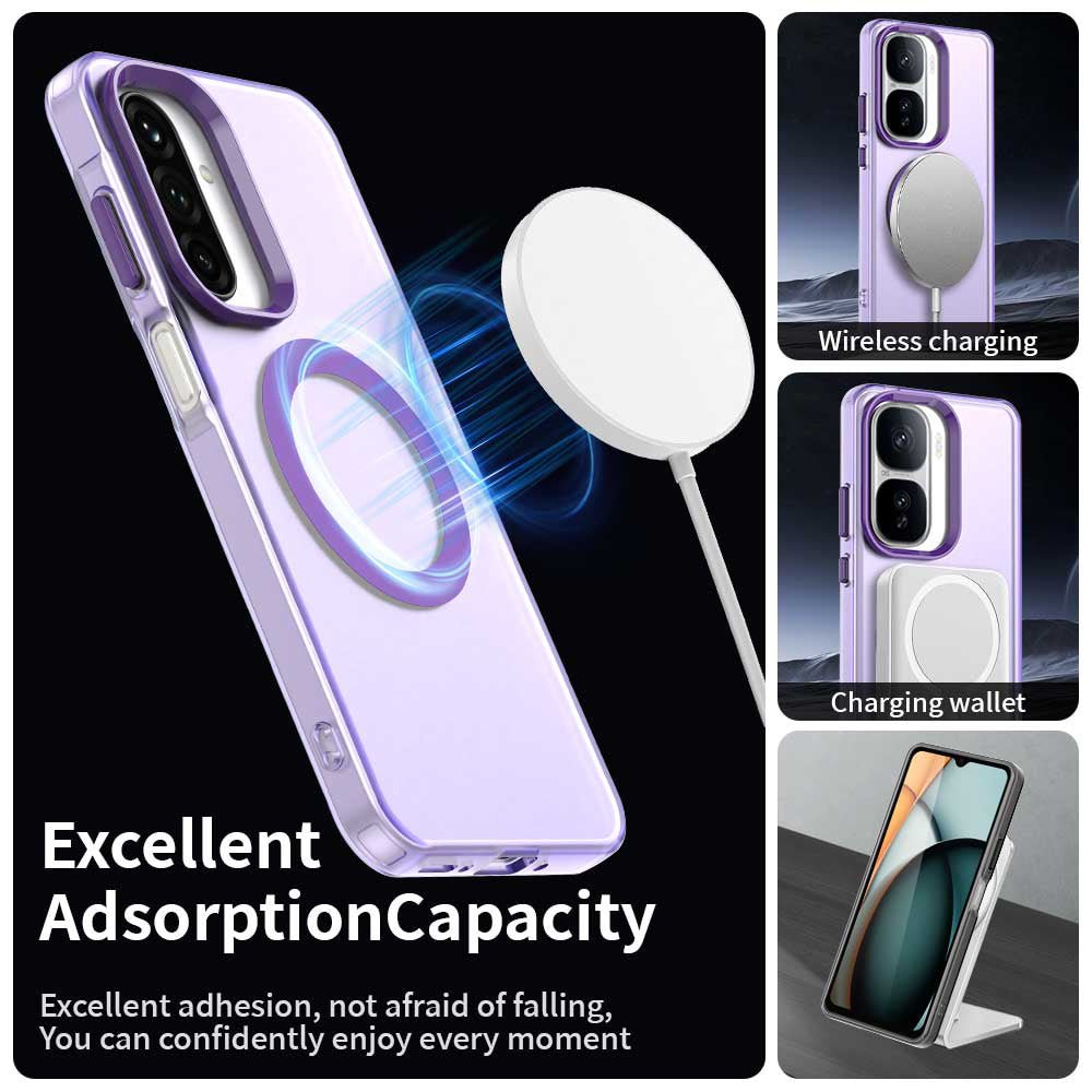 Techsuit Samsung Galaxy A27 5G - Σκληρή Θήκη με Πλαίσιο Σιλικόνης και MagSafe - CandyCase MagSafe - Purple