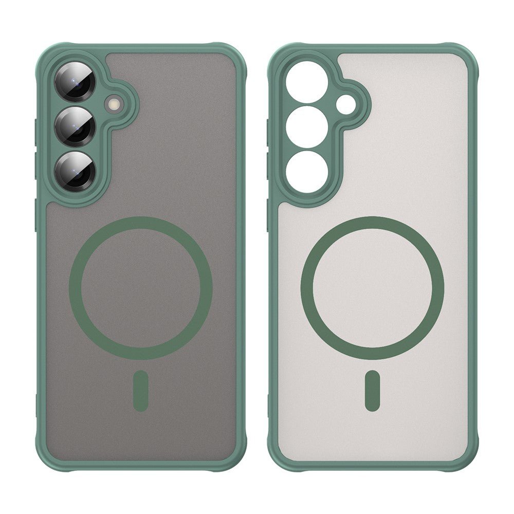 Techsuit Samsung Galaxy A27 5G - Σκληρή Θήκη με Πλαίσιο Σιλικόνης και MagSafe - HaloFrost II MagSafe - Green