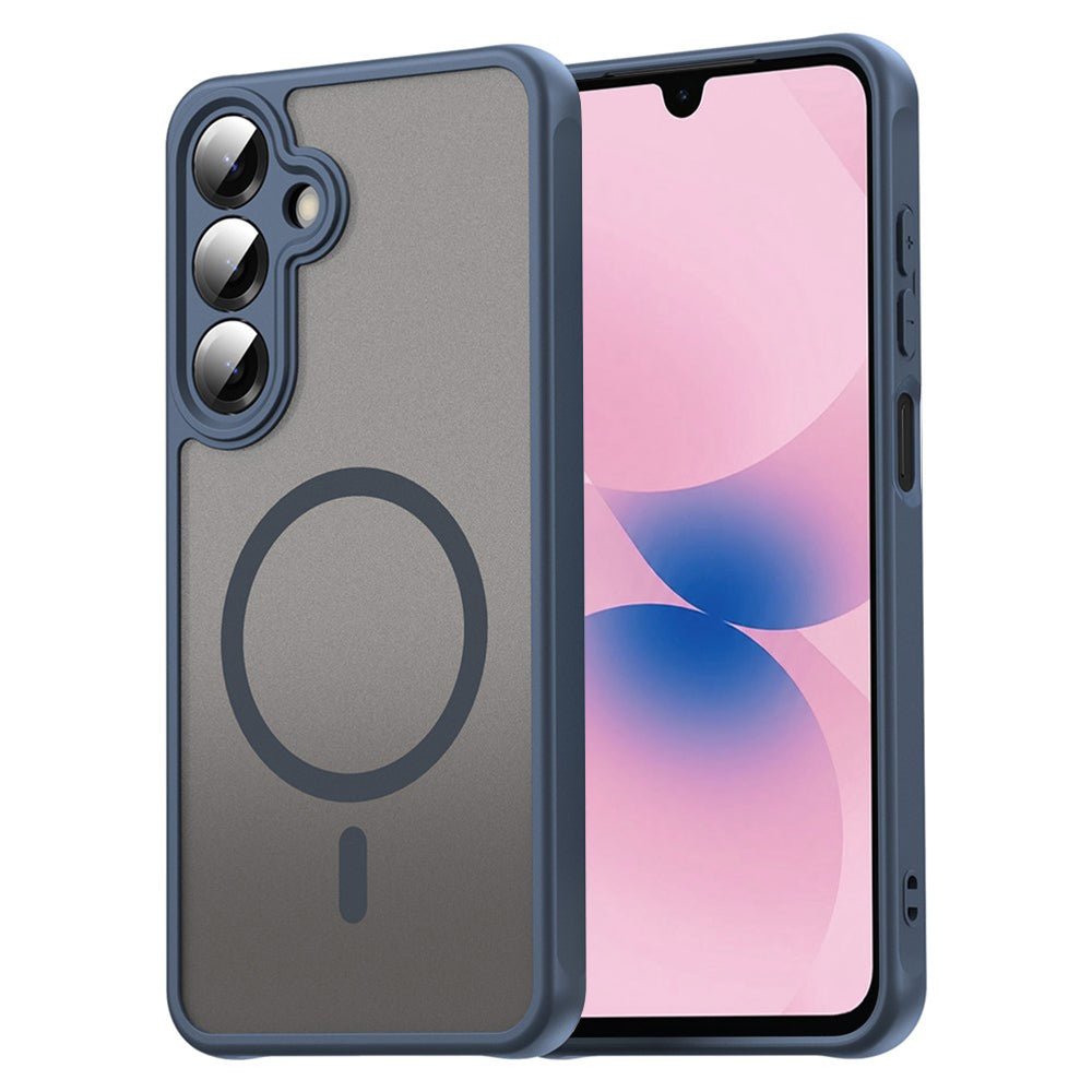 Techsuit Samsung Galaxy A27 5G - Σκληρή Θήκη με Πλαίσιο Σιλικόνης και MagSafe - HaloFrost II MagSafe - Navy Blue