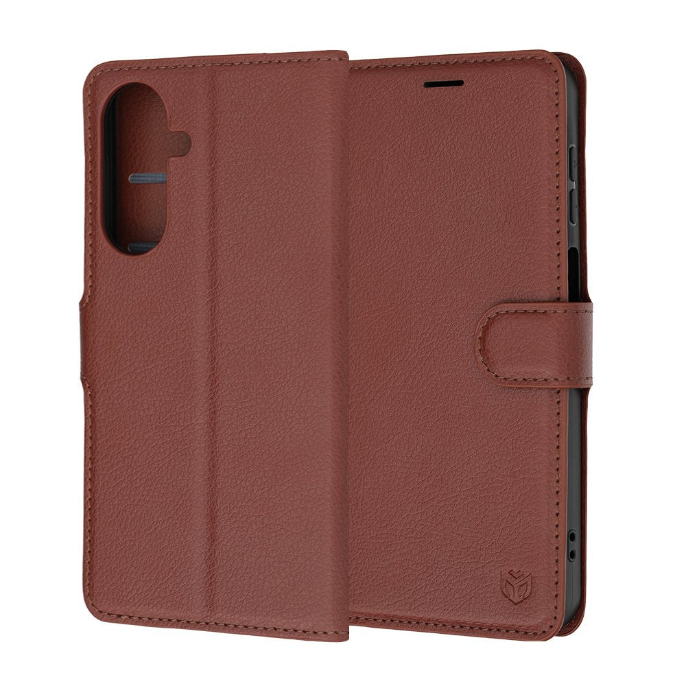Techsuit Samsung Galaxy A27 5G - Θήκη Πορτοφόλι από Δερματίνη με Stand - Leather Folio - Brown