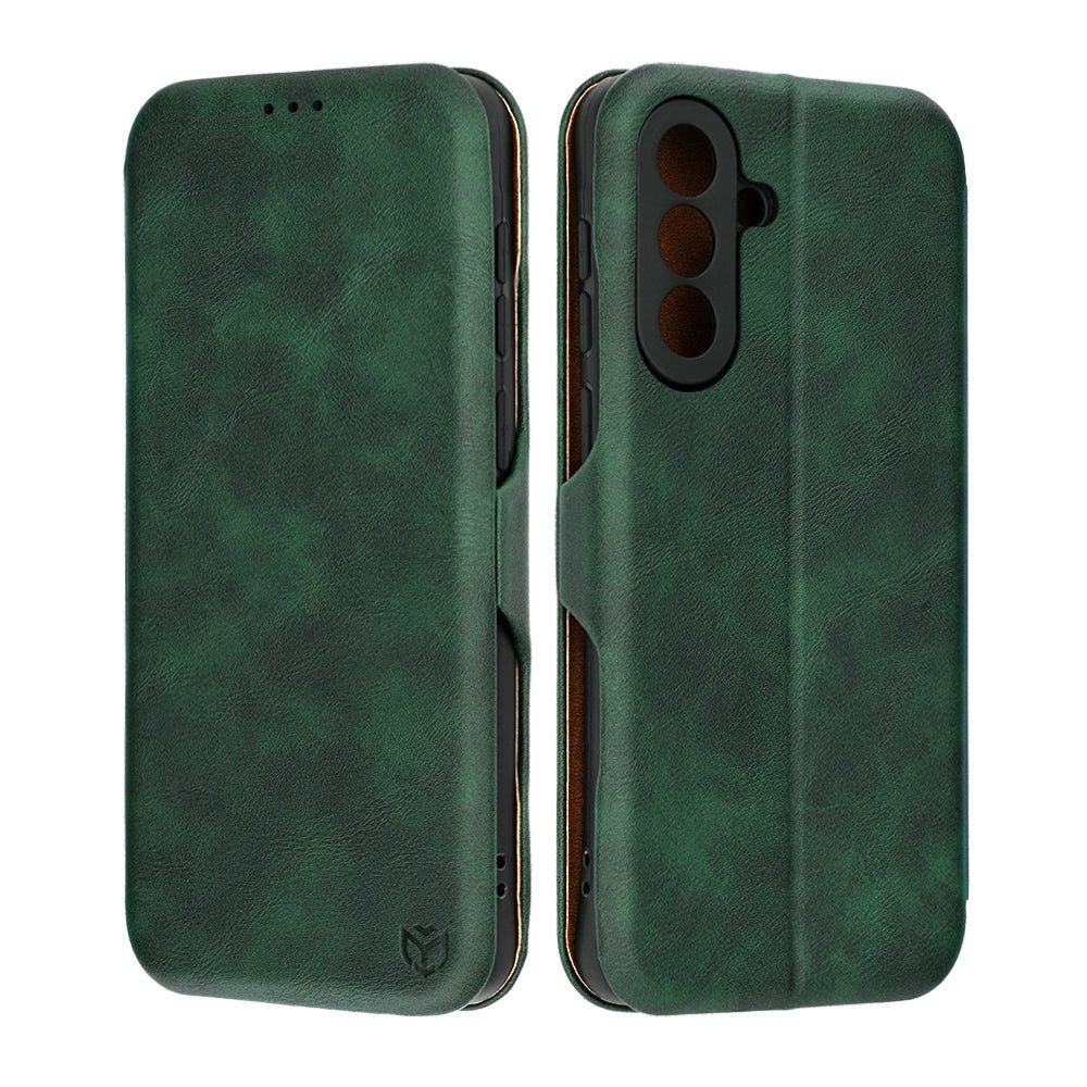 Techsuit Samsung Galaxy A37 5G / A36 5G - Θήκη Βιβλίο - Safe Wallet Plus - Green