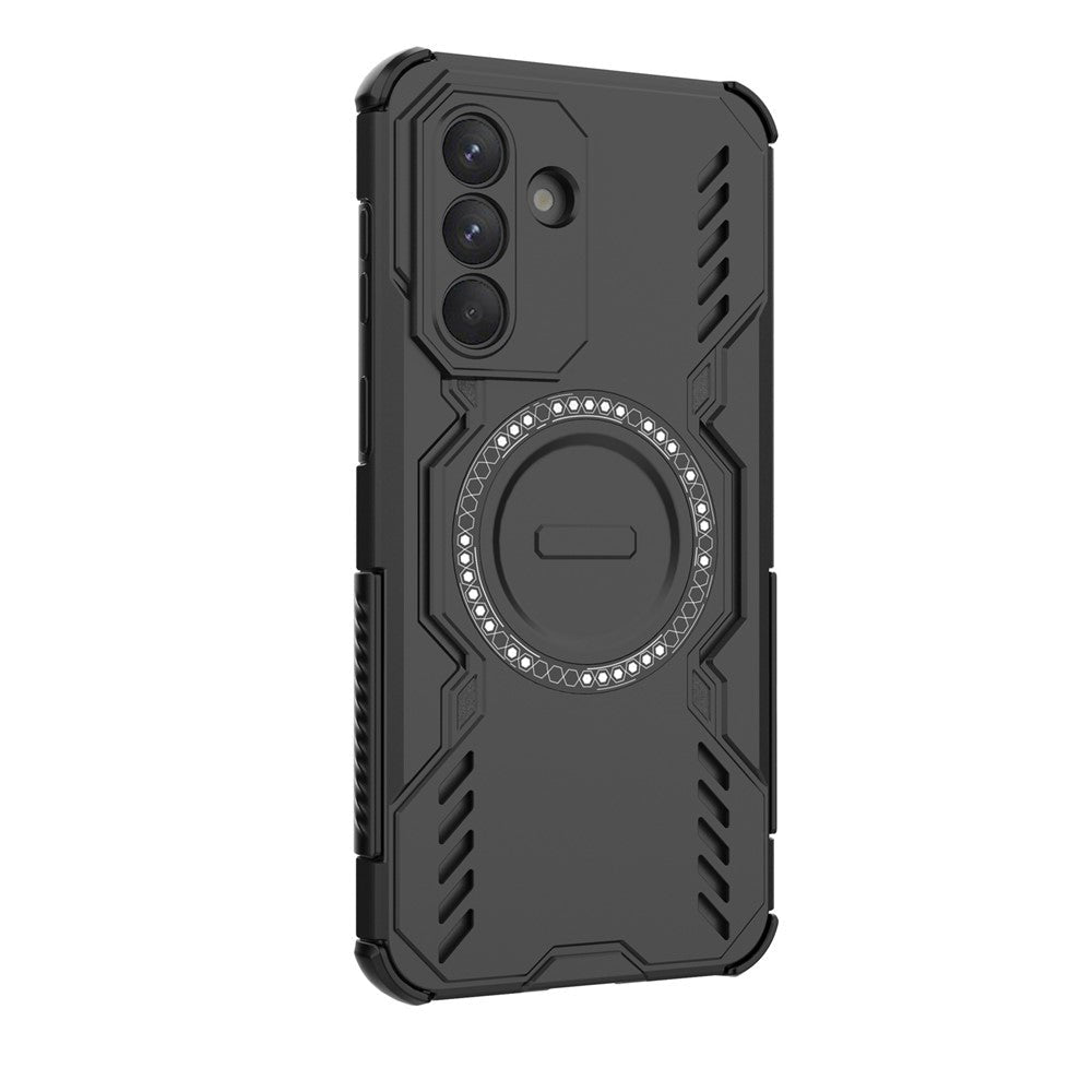 Techsuit Samsung Galaxy A37 5G - Σκληρή Θήκη με Πλαίσιο Σιλικόνης και MagSafe - ArmorMag - Black
