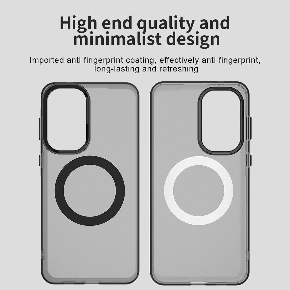 Techsuit Samsung Galaxy A37 5G - Σκληρή Θήκη με Πλαίσιο Σιλικόνης και MagSafe - CandyCase MagSafe - Black