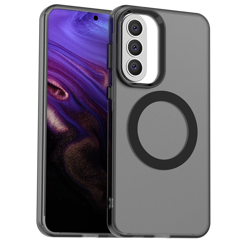 Techsuit Samsung Galaxy A37 5G - Σκληρή Θήκη με Πλαίσιο Σιλικόνης και MagSafe - CandyCase MagSafe - Black