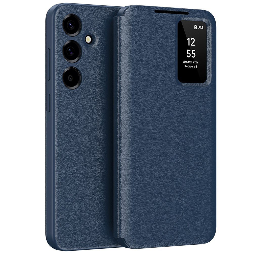 Techsuit Samsung Galaxy A37 5G - Θήκη Βιβλίο με Θέση για 1 Κάρτα - SmartView Series - Blue