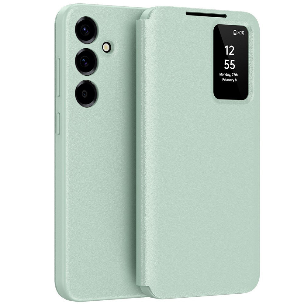 Techsuit Samsung Galaxy A37 5G - Θήκη Βιβλίο με Θέση για 1 Κάρτα - SmartView Series - Green