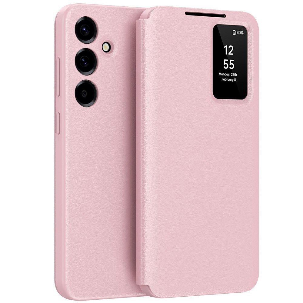 Techsuit Samsung Galaxy A37 5G - Θήκη Βιβλίο με Θέση για 1 Κάρτα - SmartView Series - Pink